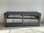 Mooie TV Meubel met Glazen Schuifdeuren, Ophalen, Gebruikt, 150 tot 200 cm, Minder dan 100 cm