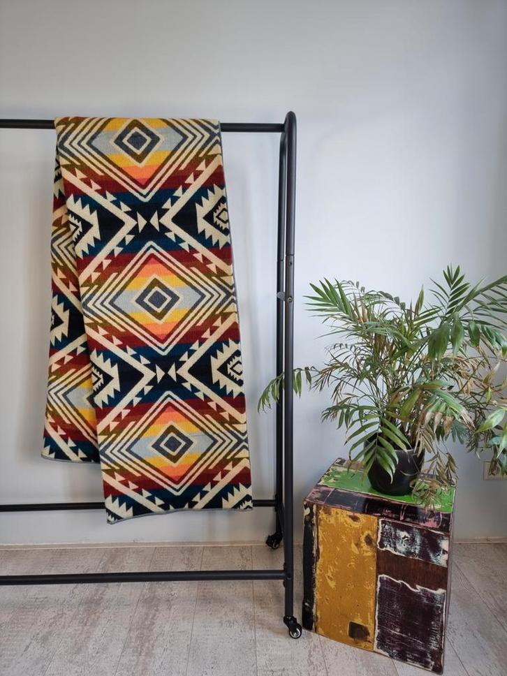 Alpaca wollen plaid/deken uit Zuid-Amerika, Huis en Inrichting, Woonaccessoires | Plaids en Woondekens, Nieuw, Ophalen of Verzenden