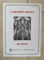 bladmuziek A Trumpet Minuet | Alfred Hollins, Ophalen of Verzenden, Gebruikt, Artiest of Componist