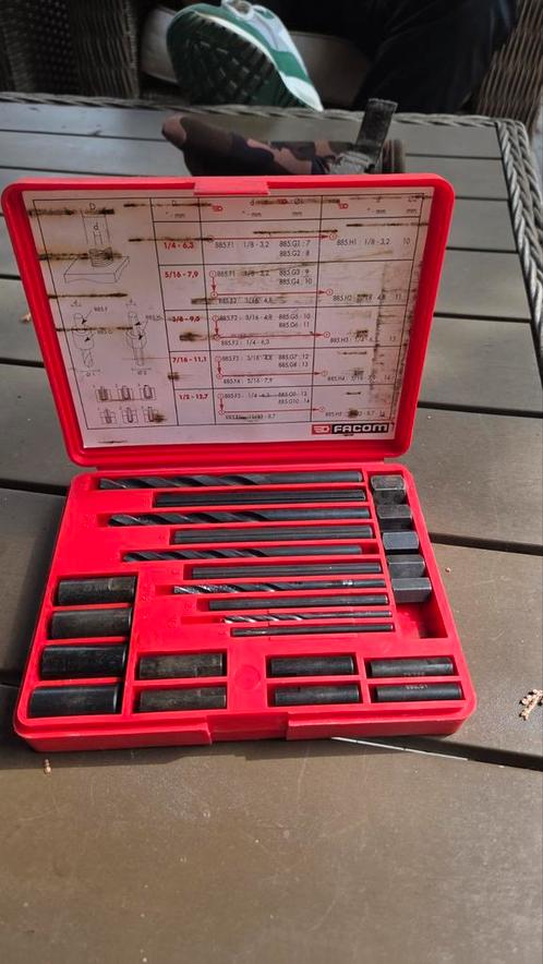 Facom 885 Tapeindtrekkerset, Auto diversen, Autogereedschap, Zo goed als nieuw, Ophalen of Verzenden