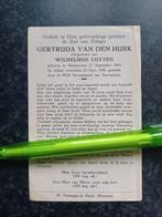 Bidprentje Helenaveen Gertruda vd Hurk 1884 1946, Ophalen, Bidprentje