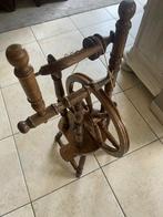 Vintage Decoratief Houten Spinnenwiel, Hobby en Vrije tijd, Spinnewielen en Spinnen, Ophalen, Zo goed als nieuw, Spinnewiel