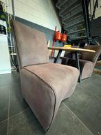 GRATIS 4 x Bruine fauteuils, Huis en Inrichting, Fauteuils, Ophalen, Gebruikt, 75 tot 100 cm, 50 tot 75 cm