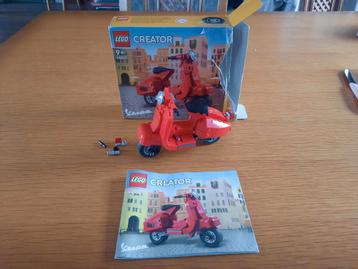 Lego Creator 40517 Rode Vespa helemaal compleet  beschikbaar voor biedingen