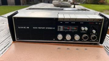 Philips Uher Bandrecorder + 5 Banden, Microfoon & Tas beschikbaar voor biedingen