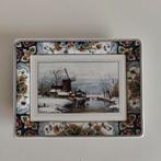 Delfts Westraven 1661 wandtegel winterlandschap, Antiek en Kunst, Ophalen of Verzenden