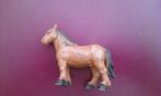 Koudbloed paard bruin, dierfiguur Bullyland, Ophalen of Verzenden, Gebruikt, Paard, Beeldje of Figuurtje
