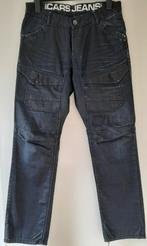 Cars Jeans worker/cargo broek zwart stone washed maat 34/34, Cars Jeans, Zwart, Ophalen of Verzenden, W33 - W34 (confectie 48/50)