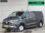 Ford Transit Custom 136PK L2H1 LED ACC Navi Airco Camera Par, Leder, Bedrijf, Ford, Zilver of Grijs