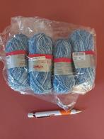 Schoeller & Stahl Spray blauw 4 bol., Ophalen of Verzenden, Zo goed als nieuw, Breien of Haken, Wol of Garen