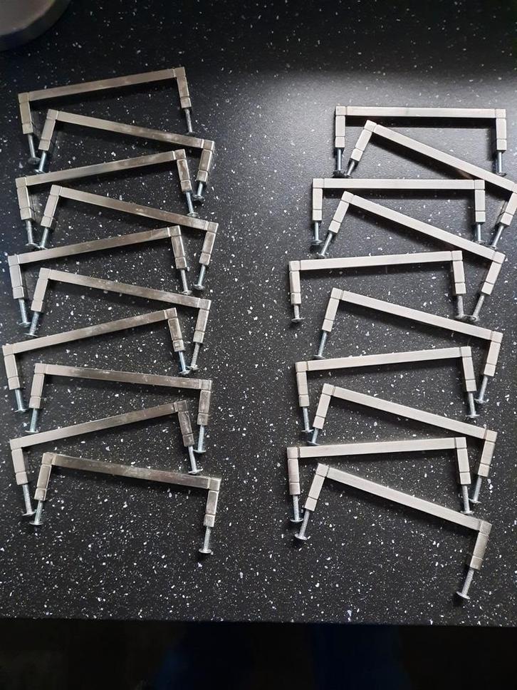 20 RVS Handgrepen - Keuken, Kast, Meubel, Huis en Inrichting, Woonaccessoires | Kapstokken, Nieuw, Overige typen, Minder dan 100 cm