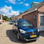 Dacia Lodgy 1.2 Tce 115PK S&S 7p 2017 Blauw, Auto's, Voorwielaandrijving, Stof, Parkeersensor, Zwart