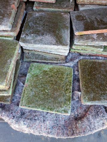 estrikken- plavuizen, groen geglazuurd 154 stks zie omschrij beschikbaar voor biedingen