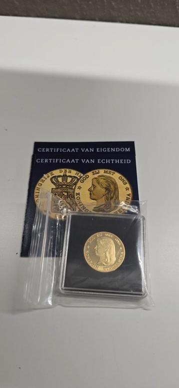 Herslag Wilhelmina 10 gulden 1892 beschikbaar voor biedingen