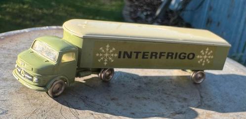 Oude Lego truck interfrigo groen 1as met sticker zeldzaam, Kinderen en Baby's, Speelgoed | Duplo en Lego, Zo goed als nieuw, Lego