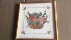Geborduurd schilderijtje, Huis en Inrichting, Woonaccessoires | Schilderijen, Tekeningen en Foto's, Minder dan 50 cm, Ophalen of Verzenden