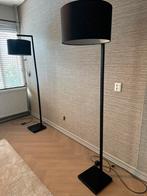 Twee zwarte vloerlamp 180cm hoog, Huis en Inrichting, Lampen | Vloerlampen, Ophalen, Zo goed als nieuw, 150 tot 200 cm