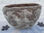 MOOIE OVALE KERAMIEK PLANTENPOT, Gebruikt, Overige vormen, Aardewerk, Tuin