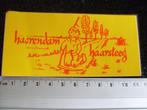 sticker haorendam haarsteeg vintage, Verzenden, Zo goed als nieuw, Overige typen