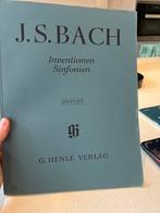 J.S. Bach Inventionen/Sinfonien - Henle Urtext, Ophalen of Verzenden, Gelezen, Instrument