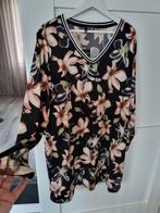 Norah Tuniek met Bloemenprint - Maat XL - Nieuw, Zwart, Maat 46/48 (XL) of groter, Nieuw, Ophalen of Verzenden