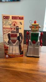 Chief Robotman blikken robot in originele doos, Ophalen of Verzenden