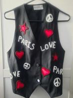 Gilet - zwart met versieringen - mt S/M, Kleding | Dames, Carnavalskleding en Feestkleding, Ophalen of Verzenden, Kleding, Maat 36 (S)