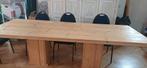 Onbehandelde houten tafel 250x100 cm, Ophalen, Zo goed als nieuw, Rechthoekig, 50 tot 100 cm