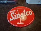 Emaille Reclamebord Bord Sinalco Cola, Ophalen of Verzenden, Gebruikt, Reclamebord
