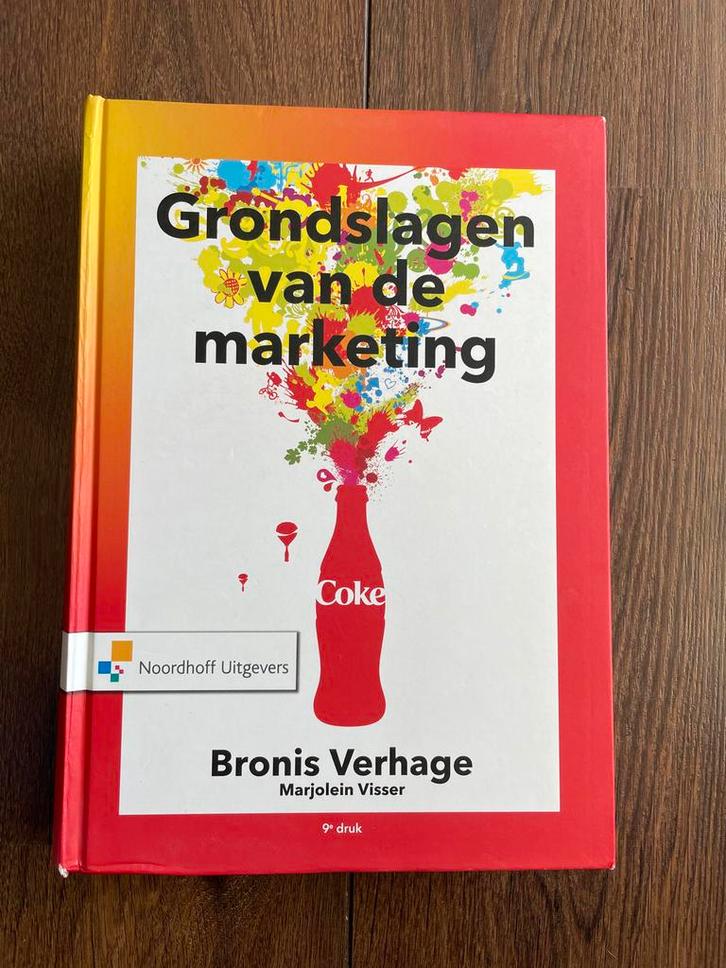 Bronis Verhage - Grondslagen van de marketing, Boeken, Economie, Management en Marketing, Zo goed als nieuw, Economie en Marketing