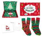 Partij kerstsokken in cadeau doos (2 paar per doos), Ophalen, Onbekend, Nieuw, Onbekend