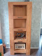 Mooie teakhouten boekenkast, Ophalen of Verzenden, Zo goed als nieuw, 25 tot 50 cm, 200 cm of meer
