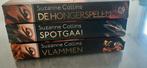 Trilogie :De hongerspelen, Spotgaai, Vlammen, Ophalen of Verzenden, Zo goed als nieuw, Suzanne Collins