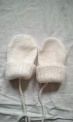 Babywanten wit  0-3 maanden, Gebruikt, Jongetje of Meisje, Wanten, Maat 56