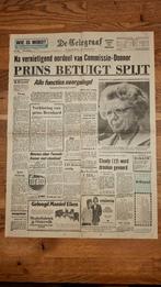 Krant-artikelen Lockheed affaire prins Bernhard, Verzamelen, Koninklijk Huis en Royalty, Ophalen of Verzenden, Gebruikt, Nederland