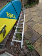 Aluminium ladder, Doe-het-zelf en Verbouw, Ladders en Trappen, Ophalen, Gebruikt, Ladder, 4 meter of meer