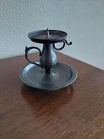 Tinnen kaarsen standaard Etain Zinn Pewter, Antiek en Kunst, Antiek | Tin, Ophalen of Verzenden