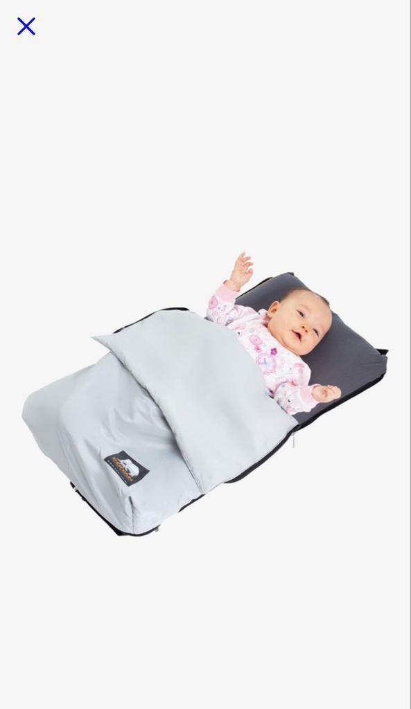 Deryan Airtraveller Vliegtuigbedje - Ideaal voor Reizen!, Kinderen en Baby's, Babywiegjes en Ledikanten, Zo goed als nieuw, Reisbedje