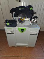 Festool HKC 55 EB Accu-Cirkelzaag incl. 5Ah accu en garantie, Doe-het-zelf en Verbouw, Cirkelzaag, Ophalen of Verzenden, Zo goed als nieuw