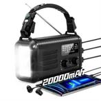 Nieuw in doos! noodradio/powerbank 20.000 mAh- Solar, Verzenden, Nieuw, Radio