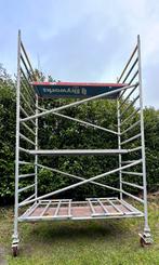 Steiger Aluminium – Compleet met Platform en Wielen, Doe-het-zelf en Verbouw, Steigers, Ophalen, Gebruikt, Rolsteiger of Kamersteiger