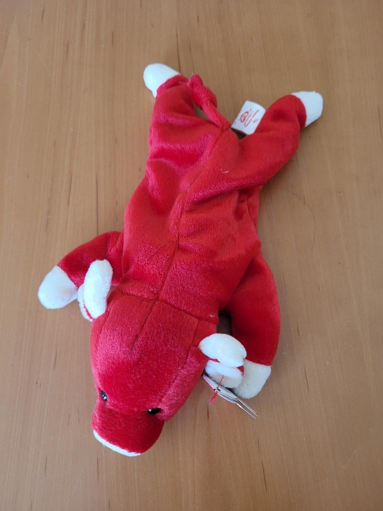 Ty Beanie Baby Stier Snort, Ophalen of Verzenden, Zo goed als nieuw, Overige typen