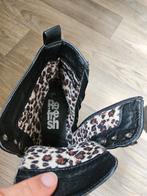 Mooie zwarte laarjes maat 36, Kleding | Dames, Schoenen, Ophalen of Verzenden, Zo goed als nieuw, Zwart