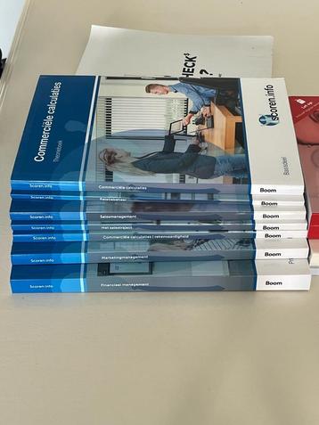 Schoolboeken Economie, Administratie & Engels (MBO/HBO) beschikbaar voor biedingen