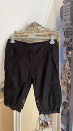 Broek Kniebroek zwart Maat 42 Benetton, Kleding | Dames, Broeken en Pantalons, Benetton, Maat 42/44 (L), Ophalen of Verzenden