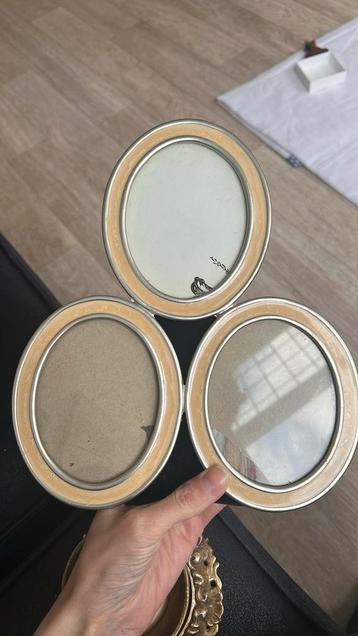 3 ovale fotolijstjes aan elkaar beschikbaar voor biedingen