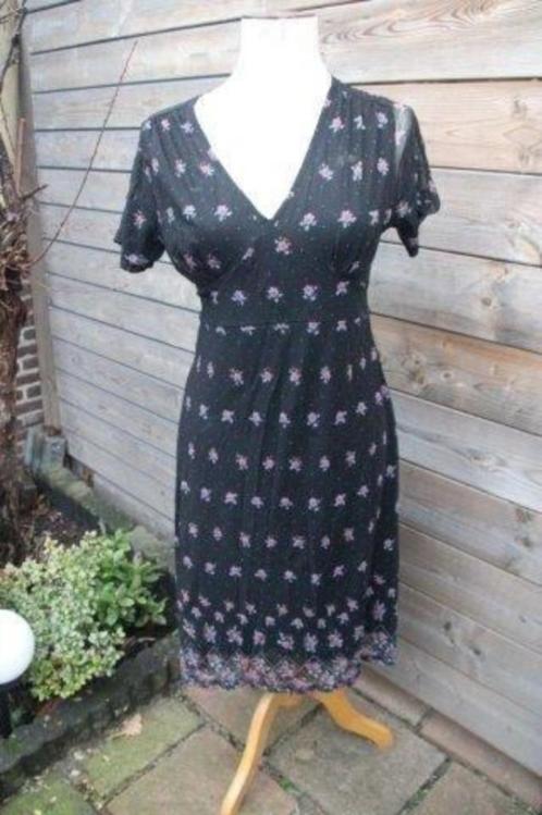 Jurk zwart/ rose King Louie mt M Vaste prijs, Kleding | Dames, Jurken, Zo goed als nieuw, Maat 38/40 (M), Zwart, Ophalen of Verzenden