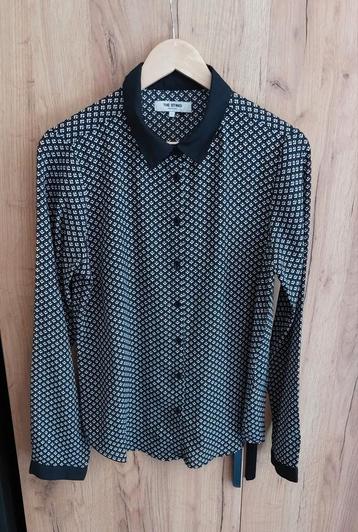 THE STING Blouse zwart wit print M🙂 beschikbaar voor biedingen