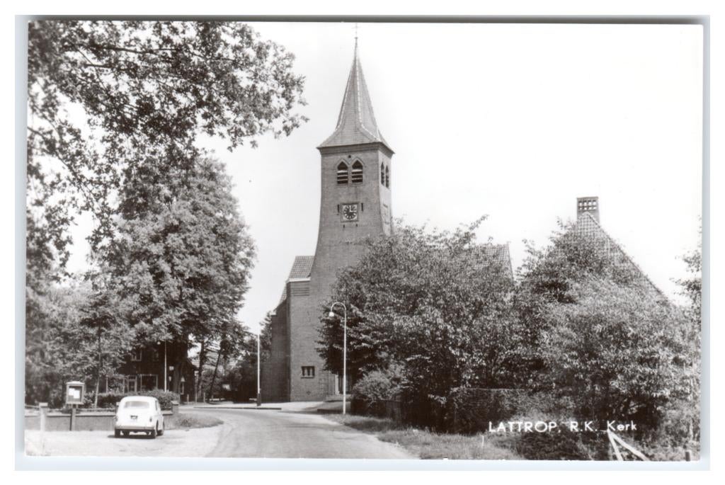Lattrop, (bij Ootmarsum) R. K. Kerk, Ophalen of Verzenden, 1960 tot 1980, Ongelopen, Overijssel