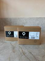 2x Qazqa Batt Buiten Wandlamp 9W LED – IP65 – Zwart, Ophalen of Verzenden, Nieuw, Metaal, Zwart